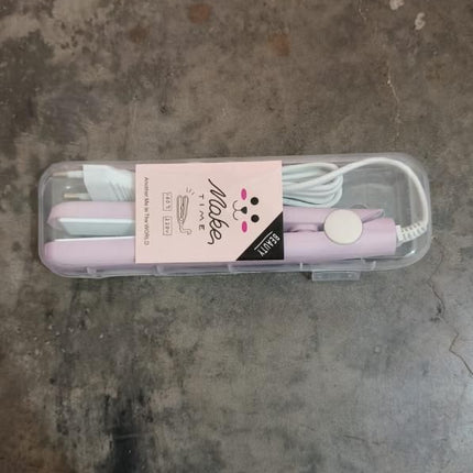 2-in-1 Mini Hair Straightener and Curler