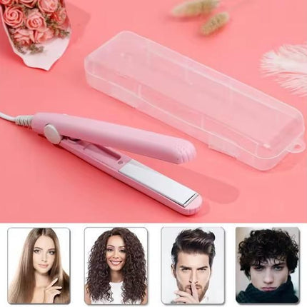 2-in-1 Mini Hair Straightener and Curler