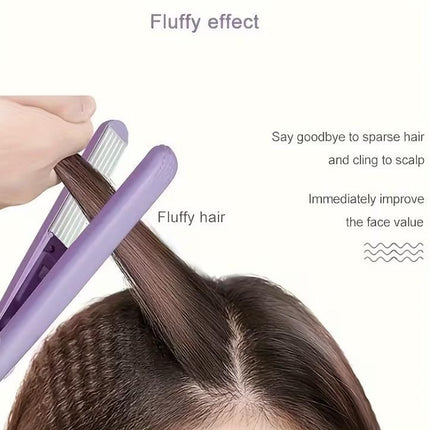 2-in-1 Mini Hair Straightener and Curler