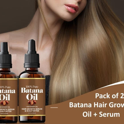 Batana Hair Growth Oil + Serum 30ml (Pack of 2)