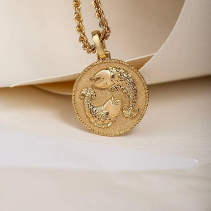 Gold Plated Zodiac Sign Necklace