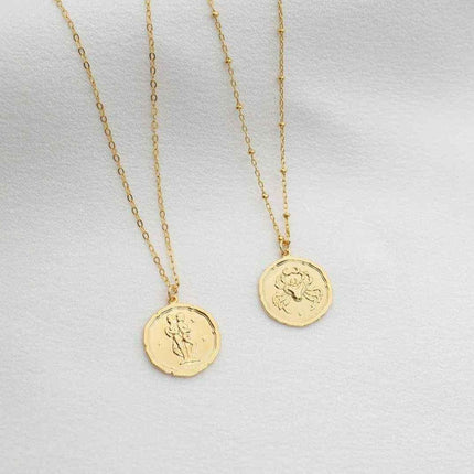Gold Plated Zodiac Sign Necklace